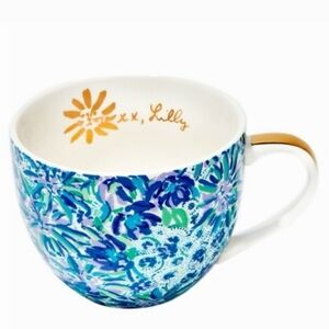 Lilly Pulitzer Dining Lilly Pulitzer Ceramic Mugs Set Of 2